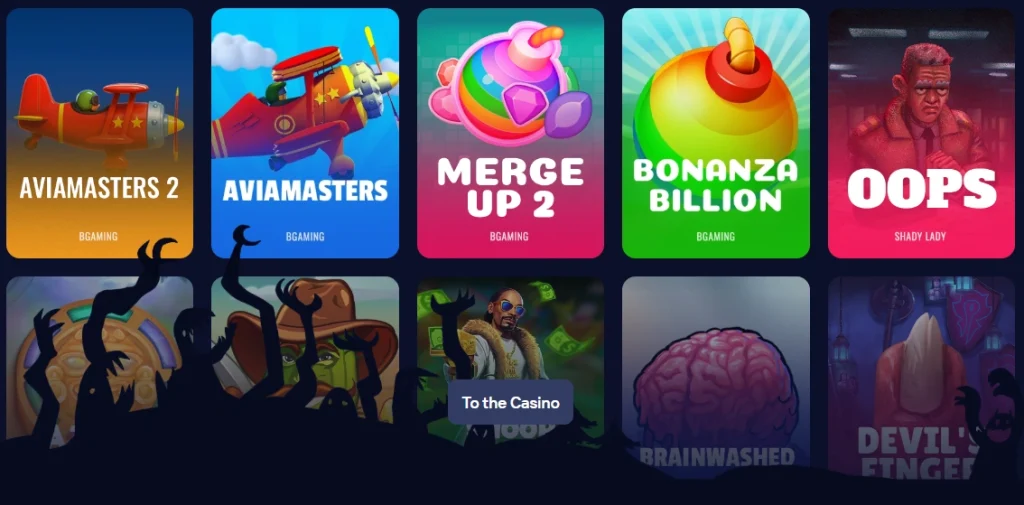 Avocasino affiliate landing preview